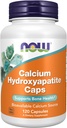 NOW Foods Supplements, Calcium Hydroxyapatite Caps, Suporta Saúde Óssea*, 120 Cápsulas