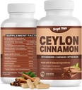 Ceylon Škorica Kapsule 1200mg Škorica Bark Doplnky s Chromium, Berberine HCL & Turmerica, Vegan, 120 Kapsule, Energia, Metabolizmus, Srdce a Imunitná podpora