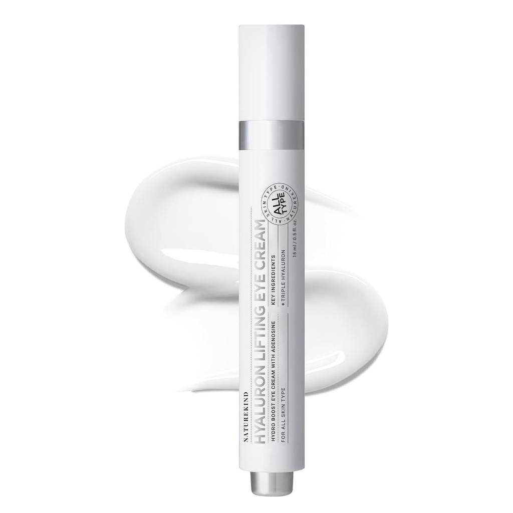 Hyaluron Lifting Eye Cream, Hyaluronic Acid, 5% арбутин, ніацинамід для Puffy Eyes, Dark Spot і Fine Lines, Hydrating Under Eye Bag, Корейська Догляд за шкірою, 15ml, 0.5 fl. oz.