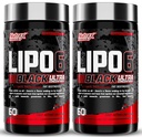 Nutrex Research Lipo-6 Black Ultra Concentrate Thermogenic Fat Burner Supplement, Increase Weight Loss, Energy & Intense Focus 120 Diet Pills