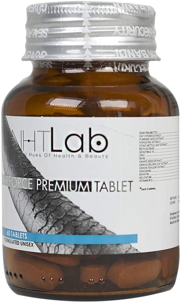 Beste hårvekst Biotin tabletter for håravfall - essensielle hårvitaminer sink kosttilskudd ® DHT Blocker vitaminer for menn og kvinner | Sink tabletter høy styrke for hår | hårvekst tabletter av NHTLAb