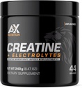 Creatin + Electrolytes 240g • 124; 100% Pure Creatin Monohydrat Infunderes med Electrolytes • 124; Support Muscle Growth Mens Staying Hydrated • 124; 44 Serveringer