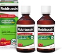Robitussin sức mạnh tối đa của người trưởng thành Cough Plus Congest DM Max, Cough Sppressant và Evitorant, Raspberry Flavor, 8 Fl Oz x 2