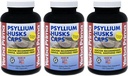 Yerba Prima Psyllium Husks Caps - 180 caps (Pack of 3) - Natural Fiber Supplement - Καθαρισμός του παχέος εντέρου - Χωρίς γλουτένη μη ΓΤΟ