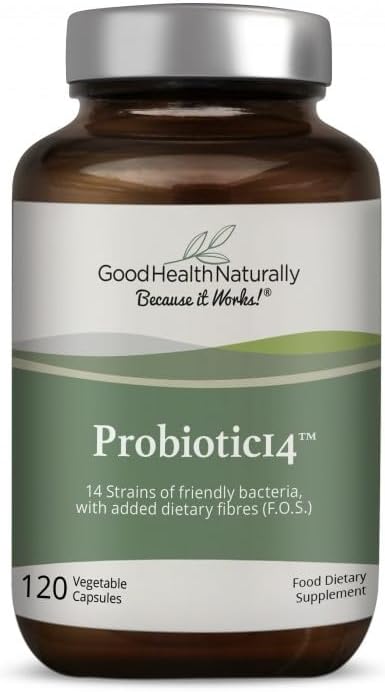 Probiotics 14 - Храносмилателна добавка, Gut Cleanse  по 120 капсули - добро здраве Естествено