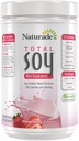 Naturade Total Soy Protein Powder - 13g Protein & 150 Calories per Servings - Non-GMO Soy - 0g Trans Fat - Laktóz & Gluten Free - Strawberry Creme (13 Servings)