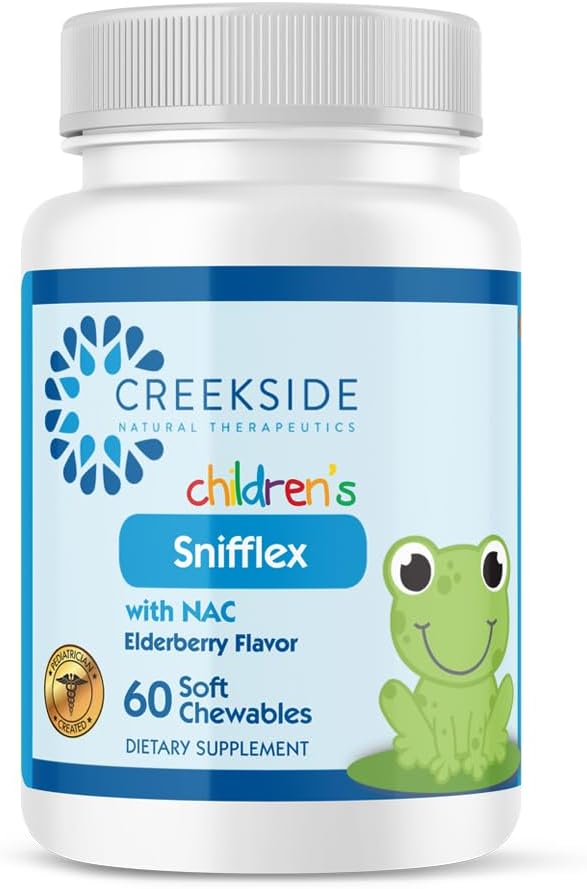 ครีกไซด์ Sniffics Sniffx, Sinus & Respriatoratorment ของเด็ก, Hender Berry for Imumun Health, FEDIIIIIIII trued with NAC, Quercetin & Bromlan, Zero Sween, Germann, Silboardian, 60 Softables