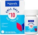 Hyland's No.10 Cell Salt NAT Phos 6X Tablets, natürliches Relief von Sodbrennen, Gas und Verdauung, schnelle Lösung Tabletten, 100 Graf
