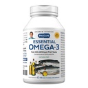 ANDREW LESSMAN Essential Omega-3 Mint - 60 Softgels - Ultra-Pure, High Potency Omega-3 Oils. High DHA, No Stomach Upset, No Contaminants, No Mercury. Small Easy to Swallow Softgels