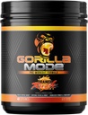 Gorila Mind Pre Workout - Masivne črpalke Laser Focus Energy Power - L-Citrulin, Kreatin, L-Tirozin, Betain, Hydroprime, Alpha-GPC, 400mg kofein, Huperzin A - 796g (Orange Rush)