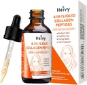 Heivy Liquid Collagen for Women, Liquid Biotin & Collagen for Radiant Skin, Saç Büyüme, Güçlü Nails, Ortak Destek, 20500 mcg 4-in-1 Collagen Drops, Advanced Abxia, Raspberry Flavor- 2 FL OZ