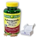 Ashwagandha- 500mg Root Powder, 60 Capsules (Pack of 1), Boxed by Fusion Shop Store