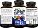 תמיכה ב- BioFinest Prostate Support for Men - Saw Palmetto Lycopene Pumpkin Seed Pygeum Zinc Selenium - בריאות Urine Flow Bladder Prostate תוסף - Made in USA (120 Veg).