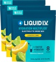 Liquid I.V.® Hydration Multiplier - sitruunan kalkki - Elektrolyyttijauhejuoma Mix 3 pakkaus (48 tarjoilua)