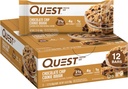 Quest Nutrition Chocolate Chip Dough Cookie Protein Bars, 21g Beljakovine, 1g sladkorja, 4g neto Carb, Gluten Free, Keto Friendy, 12 Count
