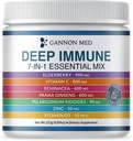 Ultimate Defense Immunity Vitamini za odrasle in otroke – Imunska obramba Kapsule z Bezgovo jagodo, Vitamin C, Echinacea, Česen, Panax ginseng in cink – 120 Caps (8.8 Oz Powder)