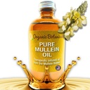 Mullein Oil - Organic Ear Oil Drops for Earraches, Tinnitus & Kids - Herbal Extract for Soothing Relief (4 oz)