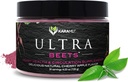 KaraMD UltraBeets.com Delicious Beetroot Superfood Powder.com Naturel Vegan Friendly, Non-OGM et sans gluten supplément de booster à oxyde nitrique.com supporte la circulation et l'énergie (30 portions concentrées)