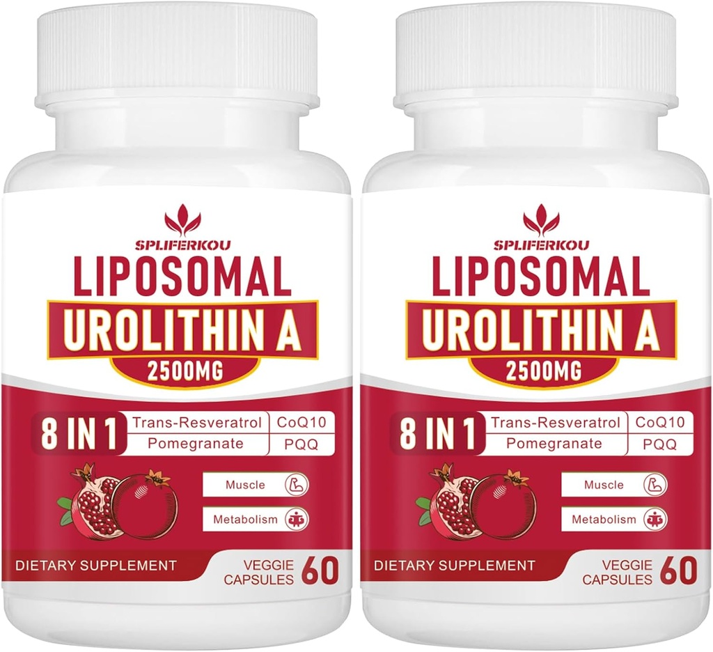 Lipozomálne Urolithin A doplnok 2500mg, Boost Energy, 60Capsules