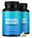 Nootrix Brain Boost Nootropic Supplement | Supports Memory, Mental Focus, Cognitive Health & Energy | Promotes Healthy Mood & Brain Function | Ginkgo Biloba & DMAE | 120 Capsules