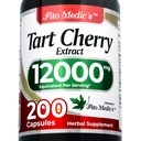 FITO MEDIC'S Lab Tart Cherry Extract Supplement, 200 Capsules, Cherry Botanical Formula