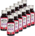 TEAONIC Nire Immunity Mojo: Revive, Herbal Juice, Herbal Supplement with Elderberry, Hibiscus eta Ginger, USDA-Certified Organic, Vegan, Gluten-Free, 12 Pack, 2 Fl.