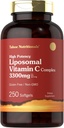 Tahoe Nutritionals Liposomal Vitamin C Complex | 3300mg | 250 Softgels | Hohe Potenz | Nicht-GVO, Glutenfreie Ergänzung