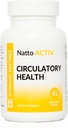 Natto ACTIV - Osasun kardiobaskularra onartzen du - Nattokinase Plus Serrapeptase & Bromelain - Enzima sistemikoak | 45