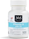 365 do siêu thị toàn thức ăn, vitamin A & D 400 IU, 100 lần