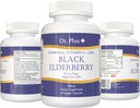 Liposomal Immune Boost Black Elderberry - C bitamina - Zinc Gluten Free Vegetarian Safe dieta 60 Veggie kapsulak