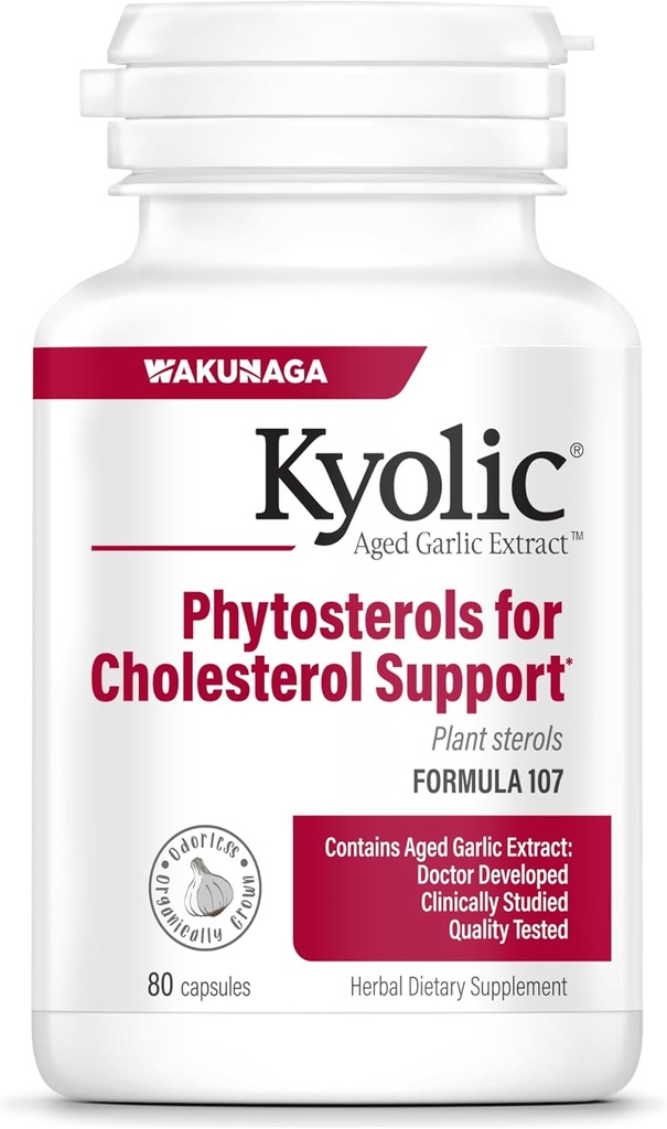 פורמולה 107 גיל Garlic לחלץ Phytosterols 240 קפסולות