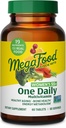 MegaFood moterys 55 + One Daily Multivitaminas moterims - su vitaminu A, C, D3 & E už optimalų senėjimo parama - plius Realaus maisto - Kaulų ir imuninės paramos priedas - Vegetarian - 60 Tabs