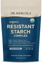 Dr. Mercola Organic Resistant Starch Complex - Toetab Gut & Immune Health - Organic Green Banana, Tigernut Jahu & Kartuli Tärklis - Gluteenivaba & Sojavaba - Maitsestamata - 9,52 oz (30 Servings)