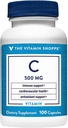 The Vitamin Shoppe Vitamin C 500MG, Antioksidant That Supports Ammune and Cardiovascular Health (100 Kapsul)