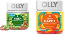 LOLY Fiber Gummy Anells, 5g Prebiotic Fiber, FOS (Fructo-oliscarides), implementació resumiva i feliç Gummmy Cucs, implementació de balança Mominada D, Saffron, Chewable suplementari