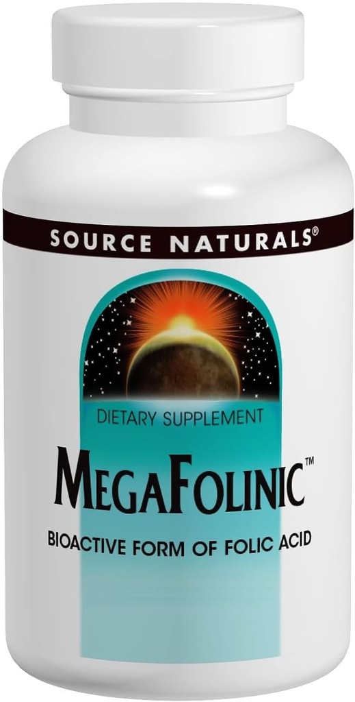 Mega Folinic Source Naturals, Inc. 120 kariet