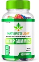 Природа  Листові Gummies - Природний Leaf Hemp Infused Gummies, Natures Leaf Hemp Gummies Advanced Supplement, Natures Leaf Gummies з натуральним конопель екстракт Plus Vegan Омега 3-6-9 (60 Gummies)