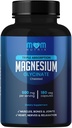 Magnesium Glycinat - 500 mg Chelated Triple Absorption Magnesium - Heart, Bones, Joints Support - Rolig & Relax - 180 Kapsler