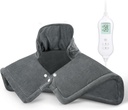 NOWISH Šildymo Pad Neko ir Peulders Skausmas paramos, 2lb Svertinis elektrinis Kaklo šildymo Pad su 10 Šilumos lygiai ir Auto Uždaryti, Didelis Šildomas Wrap, Gimtadienis Dovanos moterims, 17 "x23", Pilka