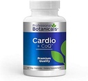 Botanici professionali Cardio-CoQ CoQ10 - Vegan Formulated Coenzyme Q10 con Hawthorne Berry Valerian Root e Cayenne Pepper - 60 capsule vegetariane