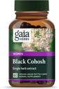 Gaia Herbs Black Cohosh -- -- 帮助维持荷尔蒙平衡和妇女健康的更年期支助补编 -- -- 与有机黑色Cohosh -- -- 60 Vegan液态植物卡普尔(30天供应)