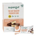 Supergut GLP-1 Boosting Prebiotic Bars, Peanut Butter Chocolate - Gut Healthy Protein Snacks ' Breakfast Bars - Keto-Friendly Mealاستبدال Energy Bars for Gut Health (12 count)