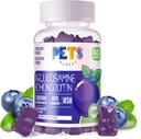 MSM & Elderberry Extra Strength ilə Purest Glucosamine Chondroitin Gummies - Birləşdirmək, Antioksid Immune Ekspertlər, Kişi və Qadınlar üçün dəstəyir.60 Maviberry Gummies
