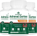 A l'hora de la implementació d'Adrenal Apix, CEisol suplementari amb l'àcid Pantothenic i Ashwagandha - Suports de salut Adreal, Energy i relaxació - 180 Capules