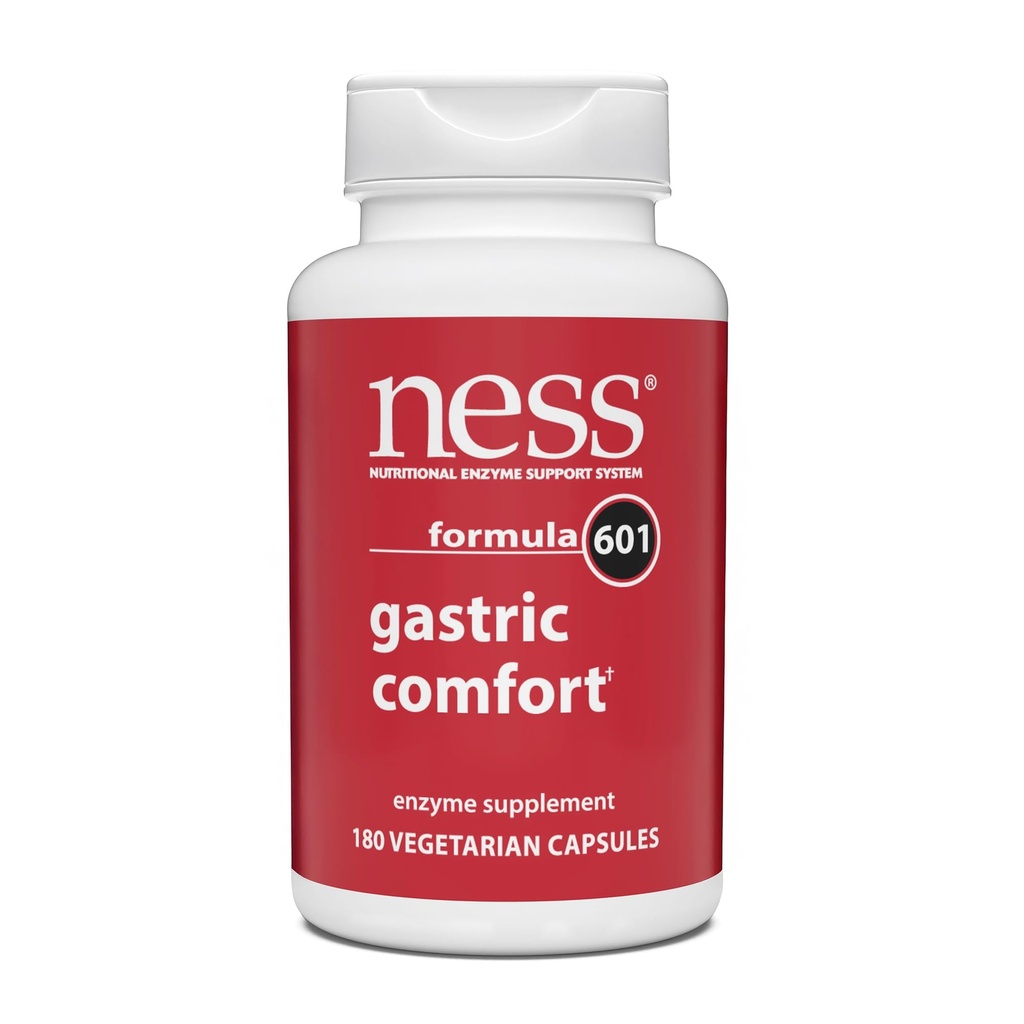 NESS Enzymes Gastric Comfort formula #601 180 caps