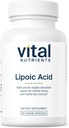 Nutrients Lipoic acid 300mg Alpha-Lipoic chất chống oxy hóa học LAALA hỗ trợ cho siêu vi sức khỏe và năng lượng luten, Dairy, Soy free Non-GO 60 Capsules
