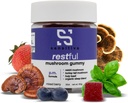 Sensitiva Restful Mushroom Gummies P.M. Formula - Reishi & Turkey Tail Mushroom Supplement Gummies, Mushroom Gummies for Sleep, Relaxation & Stress Relief (Mixed Berry P.M. Formule)