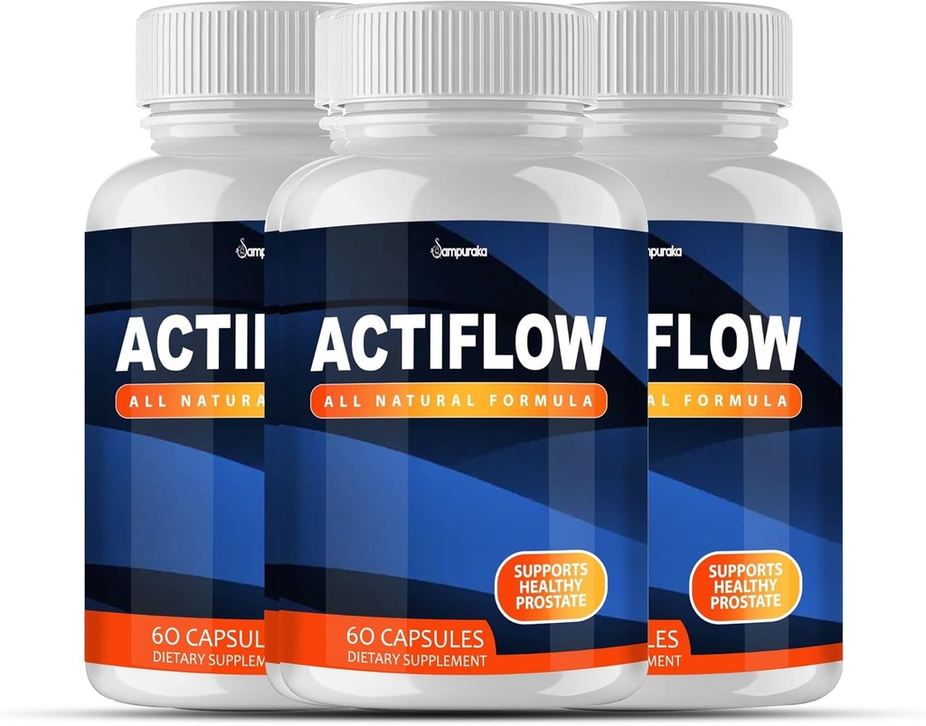 Actiflow New Advanced Formula Supplement - 3 opakowania 90 Days Supply