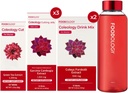 FOODOLOGY RED Burning 1-Month Full Set/Coleology Cut(1ea) & Coleology Drink Mix(2ea) & Coleology Cutting Jelly(3ea) $ Water Bottle(1ea)…