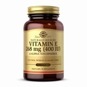 Solgar Vitamin E 268 mg (400 IU) - 100 Softgels - Naturally-Sourced Vitamin E as d-Alpha Tocopherol - Gluten Free, Dairy Free - 100 Servings